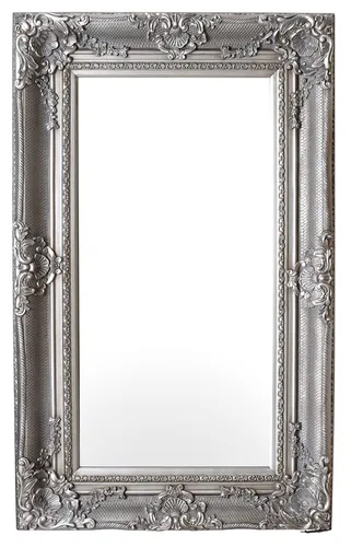 Standspiegel Antik Spiegel Silber Rahmen Barockspiegel Ankleidespiegel 100x160