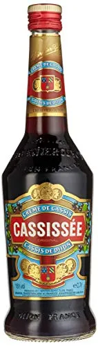 Cassissée Crème de Cassis Johannisbeer-Likör (1 x 0,7 l)(Flaschendesign kann abweichen).
