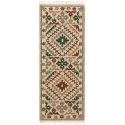 benuta Teppich Zohra, rechteckig, handgewebt aus Wolle von benuta