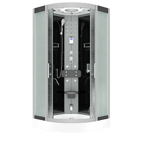 AcquaVapore Dampfdusche Dusche Duschkabine D58-13M2 Duschtempel Sauna 90x90 cm