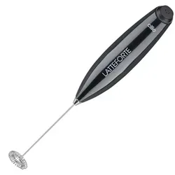 Cilio Milchschäumer Latteforte, Schwarz, Kunststoff, ohne ml, 23 cm, Kochen, Küchenhelfer, Sonstige Küchenhelfer