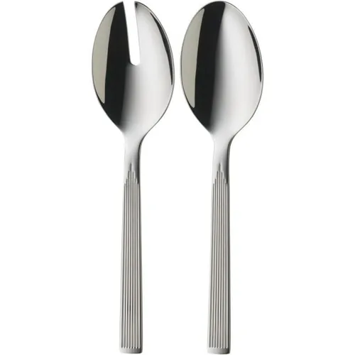 WMF Salatbesteck Art Deco (2-tlg) - Elegantes Design - Salatbesteck in außergewöhnlichem Art Deco Design, ergonomisch und spülmaschinenfest. Exklusives Cromargan protect® sorgt für hohe Widerstandsfähigkeit und langanhaltende Schönheit.