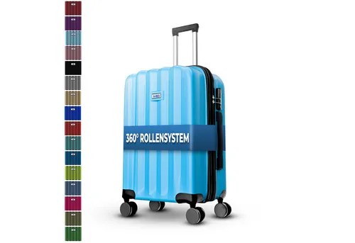 MTB Koffer Reisekoffer Rollkoffer Hartschalen Handgepäck ABS Dehnungsfuge, Handgepäck