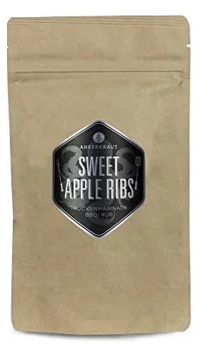 Ankerkraut Sweet Apple Ribs, fruchtige BBQ-Rub Gewürzmischung zum Grillen von Spare-Ribs und Schwein, 750g im aromadichten XXL-Beutel