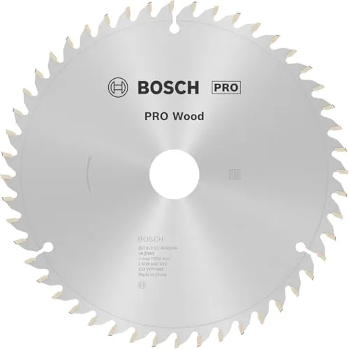 Bosch PRO Wood Kreissägeblatt 210x2x30 mm - Langlebig für präzise Schnitte in Hartholz und Weichholz, ideal für professionelle Holzarbeiten