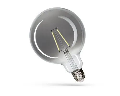 spectrum LED LED-Leuchtmittel E27 LED Retro Vintage Modern Schwarz Filament Leuchtmittel Glühbirne, Neutralweiß, Schwarze LED Filament Glühbirne G95 Edison Gewinde 4000K Neutralweiß