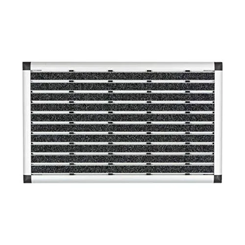 Astra Schmutzfangmatte 45 x 75 cm - Hochwertiger Fußabtreter für den Außenbereich - Fußmatte für den Outdoorbereich: Extrem strapazierfähig und rutschfest, fängt Schmutz zuverlässig auf und erleichtert die Reinigung. Ideal für Wohnhäuser und Gewerbe.