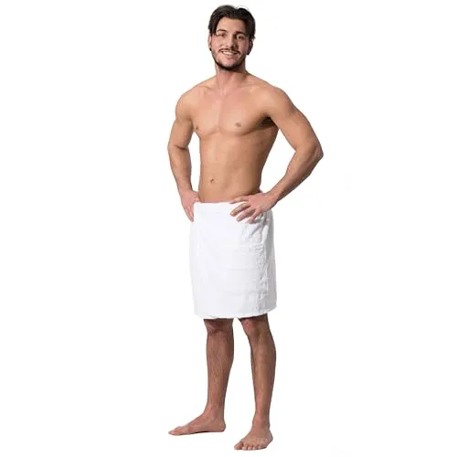 ZOLLNER Kilt aus 100% Baumwolle - Bademantel aus hochwertiger 100% Baumwolle, mit praktischem Gummizug und Klettverschluss, ideal für den Einsatz in Hotels und Kliniken. OEKO-TEX® zertifiziert für höchste Qualität.