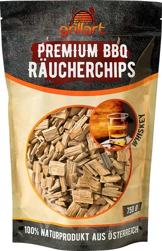 Premium BBQ Räucherchips - 750g Whiskey von grillart