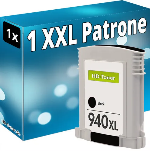 DRUCKER PATRONE für HP 940XL Chip OFFICEJET 8000 8500A PLUS PRO BLACK a809 A811a