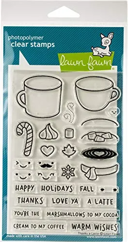 Produktbild Lawn Fawn, Clear Stamp, Thanks a Latte