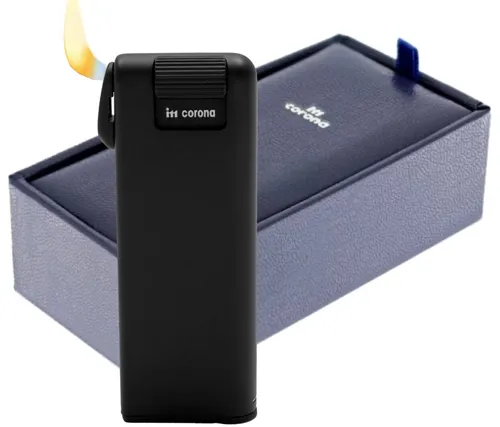 ITT IM Corona Pipemaster 33-9111 in schwarz matt Pfeifen Feuerzeug Made in Japan