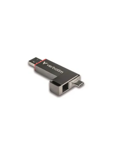 Verbatim Dual QuickStick USB Flash Drive 1 TB - USB-Stick mit 1 TB Speicher, Dual-USB Type-A und Type-C für flexible Nutzung, ideal für Datensicherung und Transport.