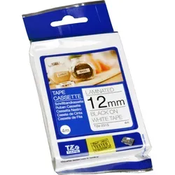 Brother P-Touch Band TZe-231S  schwarz auf weiß  12mm / 4m  laminiert