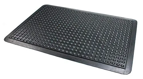 Doortex Anti-Ermüdungsmatte | Arbeitsplatzmatte 90 x 150 cm aus 100 % Gummi - Fußmatte für aktives Stehen, entlastet Muskeln und Gelenke, verbessert den Blutfluss und reduziert Ermüdungserscheinungen.