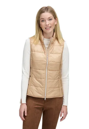 Betty Barclay Steppweste Damen Polyamid beige, 46 - Funktionsjacken - Leichte und bequeme Steppweste mit modernem Uni-Design, praktischen Taschen und Zweiwege-Reißverschluss, ideal für Freizeit und Alltag.