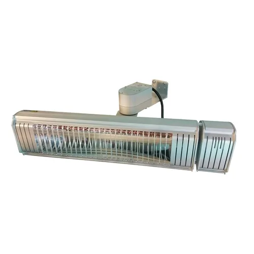 Heizstrahler Infrarot Infralogic HeizMeister Moving IP65 2000W Silber matt