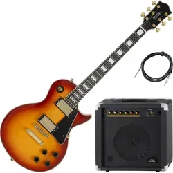 Rocktile Pro L-200OHB E-Gitarre Orange Honey Burst AK20G Set
