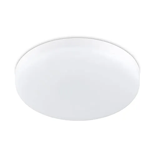 Kwazar Luminaire LED Deckenleuchte 15W 1200lm Modern Wohnzimmerleuchten Decke 230V Neutralweiss Rund Flur Keller LED Lampe Decke KROM