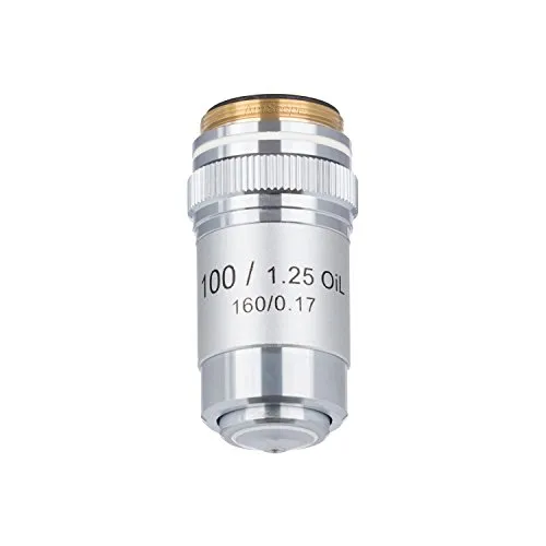 AmScope A100X-V300 100X (Öl) Achromatisches Mikroskop-Objektiv für Verbundmikroskope