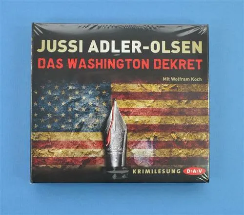 Das Washington Dekret von Jussi Adler-Olsen - Krimi Hörbuch - Spannender Krimi auf CD, ideal für Krimifans und Autofahrten, erschienen im Jahr 2013 beim Audio Verlag.