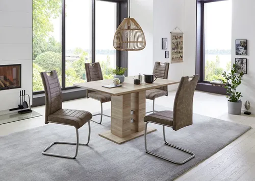 HELA Essgruppe Ulla, 5-tlg, ausziehbar von 140 bis 220 cm von Hela