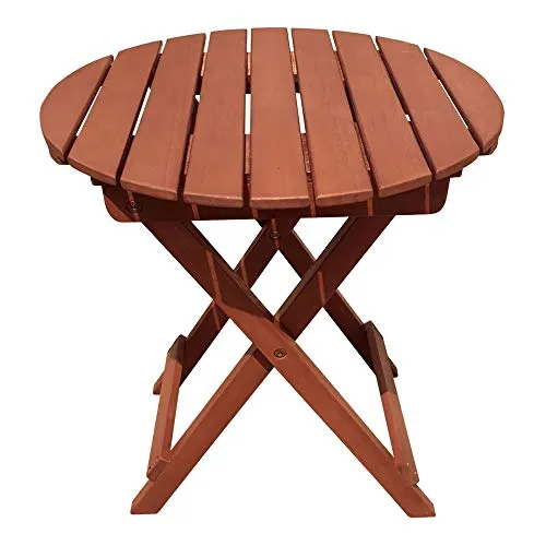 Produktbild Kleiner Gartentisch Holz Beistelltisch