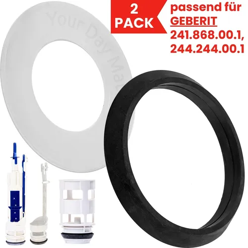 Bassin- und Heberglocken Dichtung kompatibel mit GEBERIT Typ 212 Spülventil UP