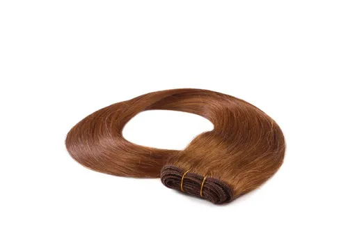 hair2heart Echthaar-Extension #8/03 Hellblond Natur-Gold 40cm - Haarverlängerungen aus 100% echtem südostasiatischem Haar, flexibel anpassbar für mehr Länge und Fülle. Ideal für individuellen Style und Pflege mit speziellen Produkten.