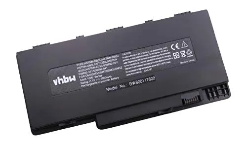 vhbw Akku kompatibel mit HP Pavilion dm3-1030ea, dm3-1030ed, dm3-1030ef, dm3-1028tx Notebook (5200 mAh, 11,1 V, Li-Polymer)