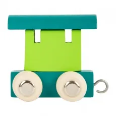 small foot design Buchstabenzug Waggon grün und petrol 272643
