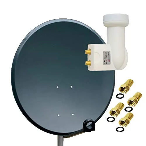 PremiumX Satelliten-Komplettanlage 80cm