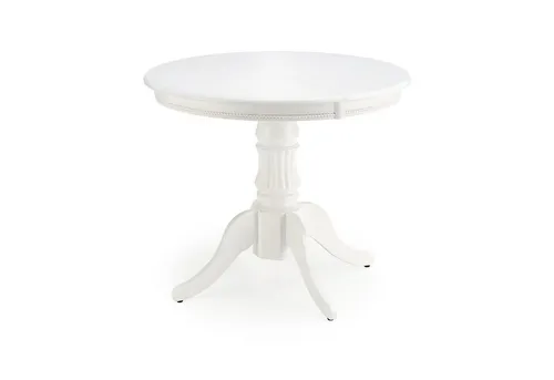 Design Esstisch HAW-111 Eiche Natur - Ausziehbarer runder Massivholz Tisch - Moderner, runder Esstisch aus Eiche mit ausziehbarer Funktion. Ideal für bis zu 6 Personen – vereint elegantes Design und robuste Materialien für Ihr Esszimmer.