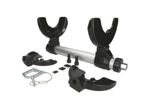 KS Tools 500.8400 Universal Federspanner-Satz, 6-tlg - Federkompressoren, ideal für sichere Montage und Demontage von McPherson Federbeinen, geeignet für 90% aller gängigen Fahrzeugfedern, kostengünstig und solide Alternative.