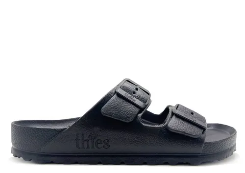 thies Ecofoam Sandale 11000 Schwarz 39 – Vegan & Komfortabel - Vegane Ecofoam Sandale aus recyceltem EVA, ultraleicht und ergonomisch. Ideal für drinnen und draußen, abwaschbar und fair produziert. Perfekt für den Alltag!