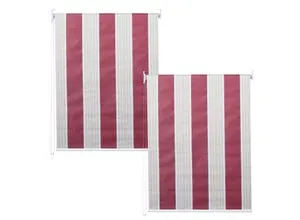 2er-Set Rollo MCW-D52, Seitenzugrollo 120x230cm - Eleganter Sonnen- und Sichtschutz - Rollos mit Thermobarriere für optimale Temperaturregulierung, einfache stufenlose Bedienung und Kindersicherung, ideal für Innen und Außen.