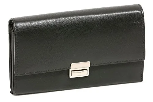 LEAS Kellner- & Taxifahrerbörse Trucker Echt-Leder, schwarz Special Edition