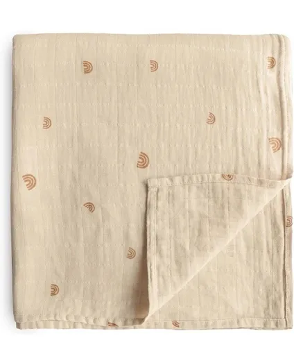 mushie Musselin Baby Wickeldecke | 100% Bio-Baumwolle