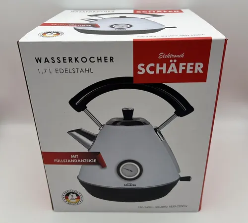 SCHÄFER Wasserkocher RETRO 74198 in weiß von Schäfer