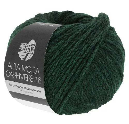LANA GROSSA ALTA MODA CASHMERE 16 Häkelwolle, 110 m (supersoftes Kettengarn aus extrafeiner Merinowolle mit Kaschmir), 50 g