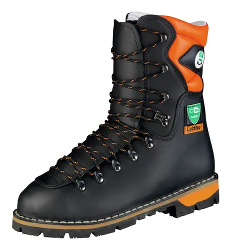 KWF Forstsicherheitsstiefel Kl. 2, Größe 46 - Robuste Fußschutzstiefel für Forstarbeiten, bieten optimalen Schutz und Komfort bei anspruchsvollen Einsätzen.