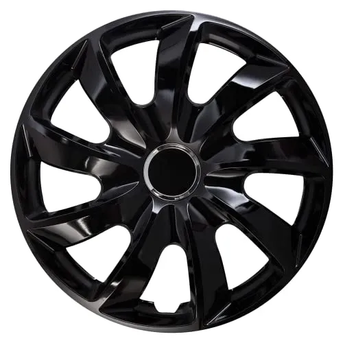 Radzierblende STIG schwarz 17 Zoll 4er Set - Radkappen für 17 Zoll Räder, robust und langlebig, verleihen Ihrem Fahrzeug einen sportlichen Look.