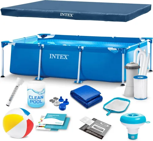 INTEX Rahmengartenpool 300 x 200 x 75 cm 15 in 1