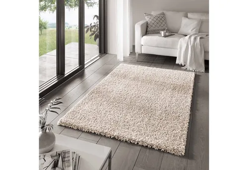 TaraCarpet Langflor-Teppich Venezia Shaggy 60x90 cm von TaraCarpet