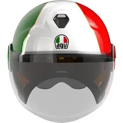 AGV Motorradhelm Eteres Ago 1 Jethelm mit Sonnenvisier