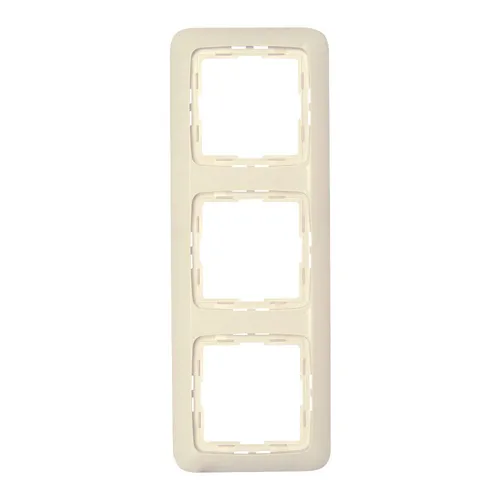 Kopp Abdeckrahmen RIVO 3 fach creme weiss 3-fach Rahmen Unterputz Kinderschutz