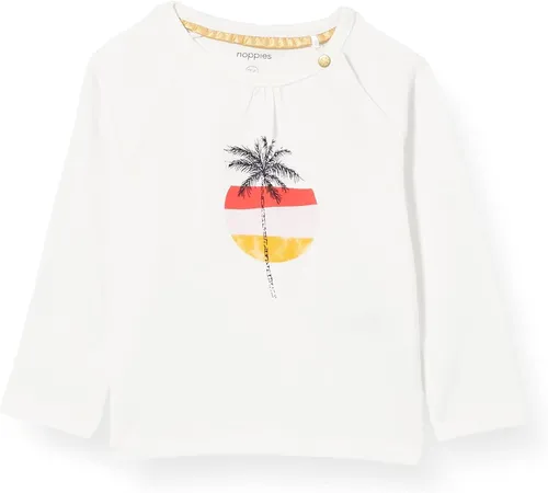 Noppies Baby-Mädchen G LS Muden T-Shirt, Langarmshirt, Snow White, 56