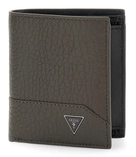 Guess Geldbörse Bifold Wallet mit RFID-Blocker - Elegante GUESS Geldbörse aus echtem Leder mit praktischer Fächeraufteilung und RFID-Blocker für sicheren Schutz. Ideal für den täglichen Gebrauch und kompakt für jede Tasche.