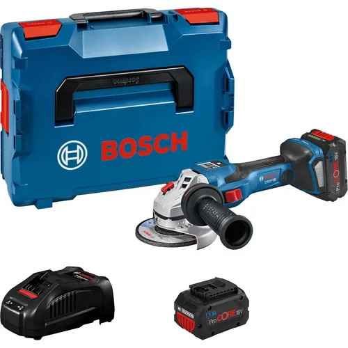 Winkelschleifer BOSCH 06019H6102 18 V 1500 W - Schleifmaschine mit bürstenlosem Motor, 1500 W Leistung und 125 mm Durchmesser. Ideal für präzise Arbeiten im Heimwerkerbereich und kabellose Flexibilität dank Akku-Betrieb.