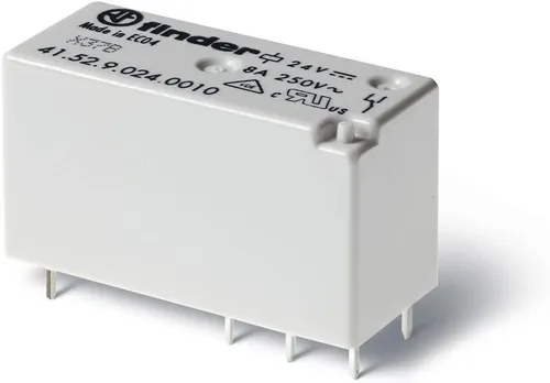 Finder PCB-Relais mit niedrigem Profil 41.52.9.024.0011 SERIE 41 - 8 A, 24 V DC